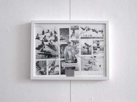 Framed xerox collage