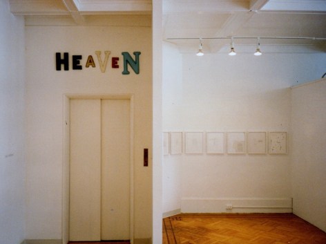 Gallery view or letters spelling 'heaven'