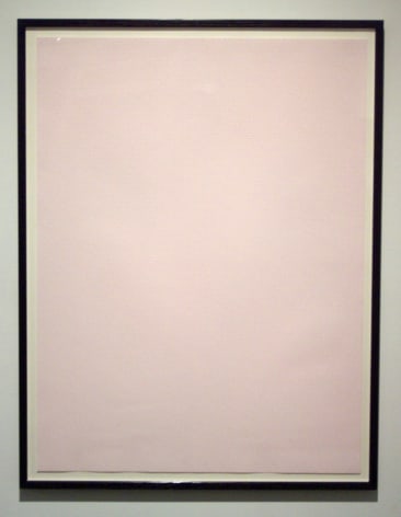 Framed blank paper