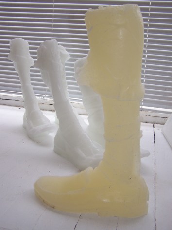 half leg made of plastic