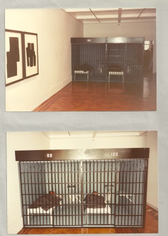 Photos detailing artist made prison