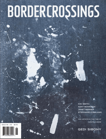 Border Crossings Cover Feature Interview with Gedi Sibony, 2020