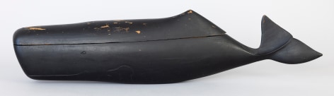 Box Carved in the form Of a Sperm Whale with a Crosby Fobes with an inscription by Dr. Crosby Forbes PhD.