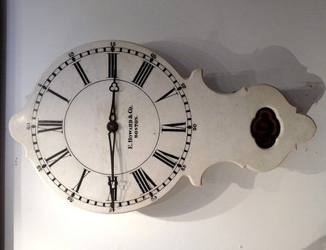 E. Howard No. 18 Marble Front Bank Clock