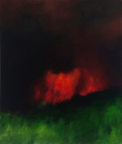 Karen Marston Night Blaze, 2012 Oil on linen 54 x 46 in. / 137.2 x 116.8 cm.