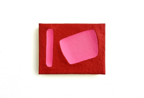 Chiaozza ​​​​​​​Two Pink Shapes In Red, 2021