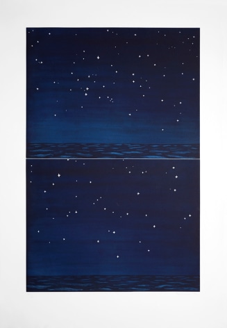 Richard Bosman ​Night Sky, 1990 Aquatint etching