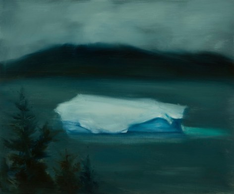 Karen Marston Iceberg In Mist 1, 2017 Oil on panel 20 x 24 inches
