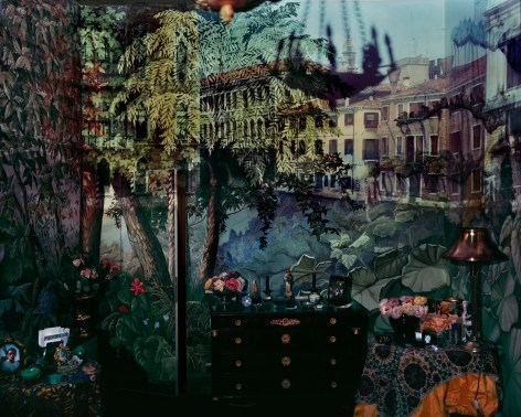 Abelardo Morell, Camera Obscura: View of Volta del Canal in Palazzo Room Painted With Jungle Motif, Venice, Italy, 2008