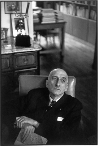 Henri Cartier-Bresson, &laquo; François Mauriac, Paris, 1952 &raquo;