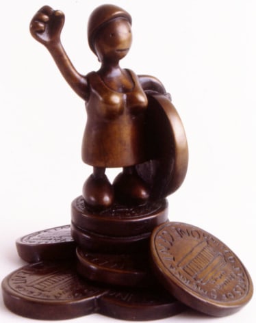 Woman with Raised Fist