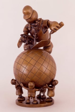 Farmer on Globe