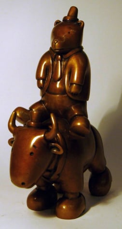 Bear Riding Bull