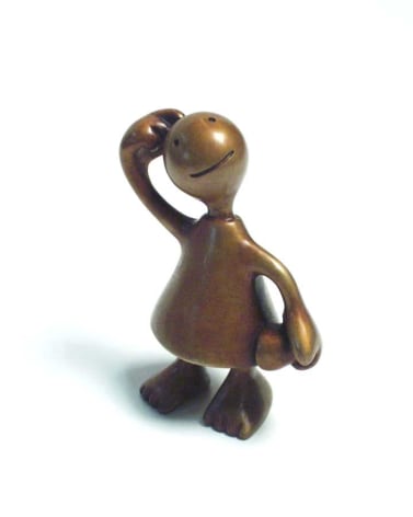 Cone Figure Scratching Head