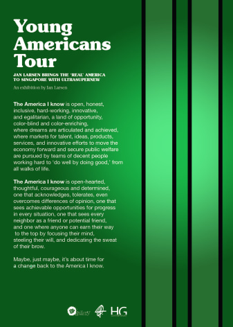 Young Americans Tour Poster at Hg Contemporary