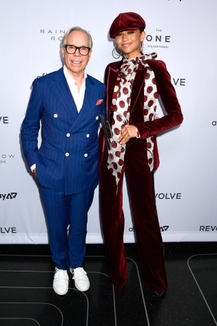 Tommy Hilfiger and Zendaya at Hg Contemporary x Fashion Media Awards
