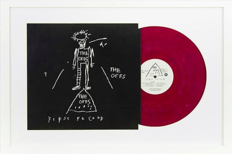 The OFFS First Record, 1984-2009, Cover by Jean Michel-Basquiat