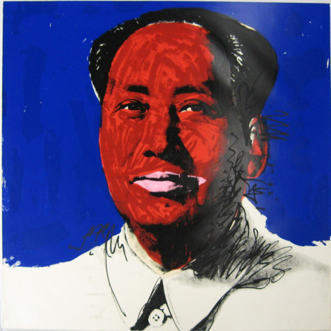 Mao by Andy Warhol at Hg Contemporary gallery