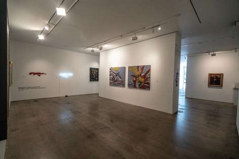 Exhibition View of One Less Gun by McCrow at Hg Contemporary art gallery in Chelsea, Founded by Philippe Hoerle-Guggenheim