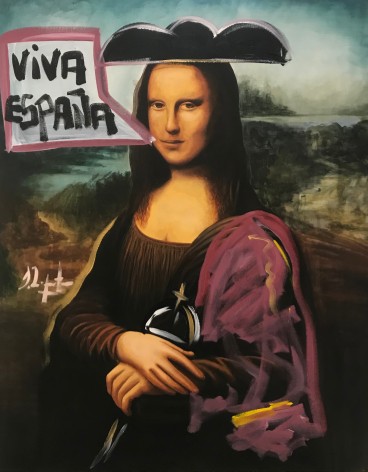 Mona Lisa Piece from Smile by Alejandro Sanz and Domingo Zapata at Hg Contemporary Art gallery