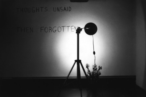 Bas Jan Ader, Thoughts unsaid, then forgotten