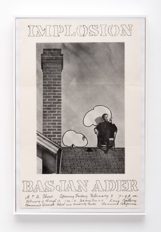 Bas Jan Ader, Implosion / The artist contemplating the forces of nature, 1967