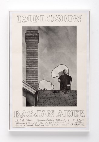 Bas Jan Ader, Implosion / The artist contemplating the forces of nature