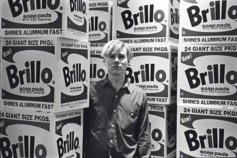 Fred W. McDarrah - Andy Warhol with Brillo Boxes