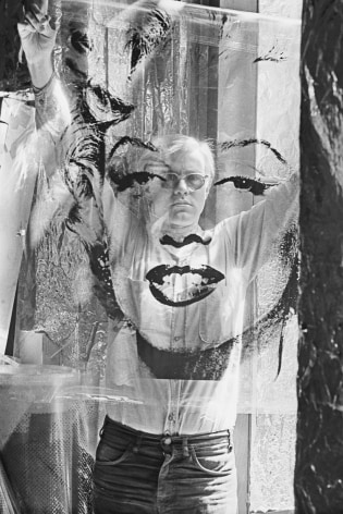 William John Kennedy- Warhol Holding Marilyn Acetate II