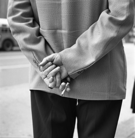 Vivian Maier, Untitled (Hands Behind Back, Cigarette)