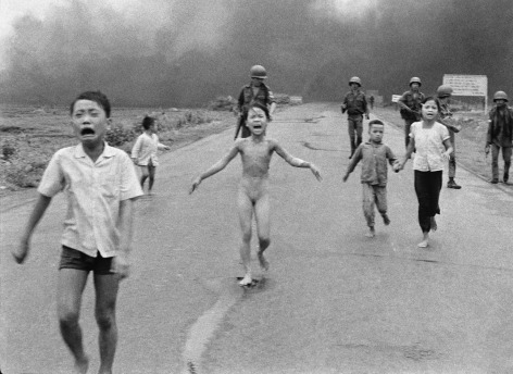 Nick Ut- Severely Burned in an Aerial Napalm Attack