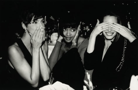 Roxanne Lowit- Linda Evangelista, Naomi Campbell, Christy Turlington, Speaking, Hearing and Seeing no Evil, Fasion Group Party
