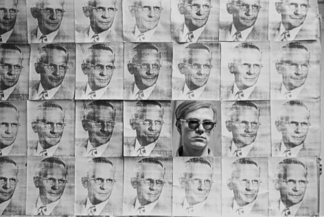 William John Kennedy- Andy Warhol Looking Through American Man