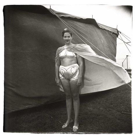 Diane Arbus- Girl in her Circus Costume