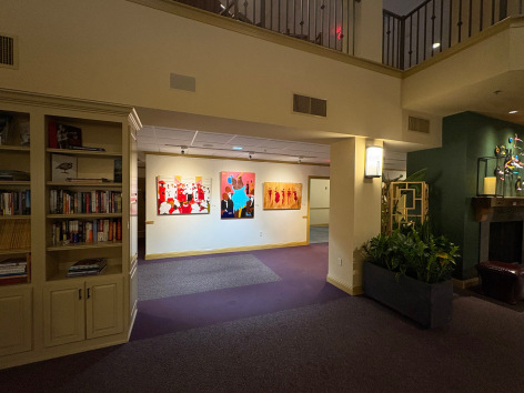 Installation view of&nbsp;Be-Causeway&nbsp;at The Christwood Atrium Gallery
