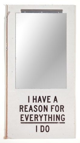 SKYLAR FEIN, I Have a Reason for Everything I Do (Black), 2019