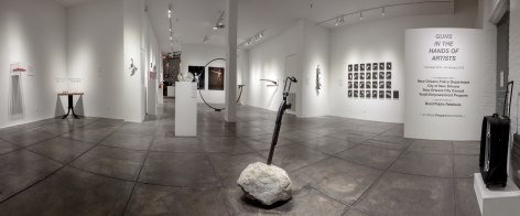 GUNS IN THE HANDS OF ARTISTS III in collaboration with the New Orleans Police Department, City of New Orleans, New Orleans City Council and Youth Empowerment Project, [Main Gallery Installation View]
