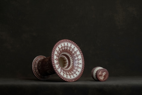 PETER OLSON, Reliquary, The Dead Photographed in Upper Darby PA (side view 1), 2019