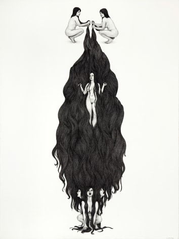 MONICA ZERINGUE, Ophelia Descending, 2012