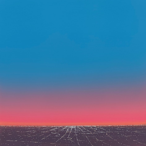 KRISTIN MOORE, L.A. Cityscape (Blue), 2024