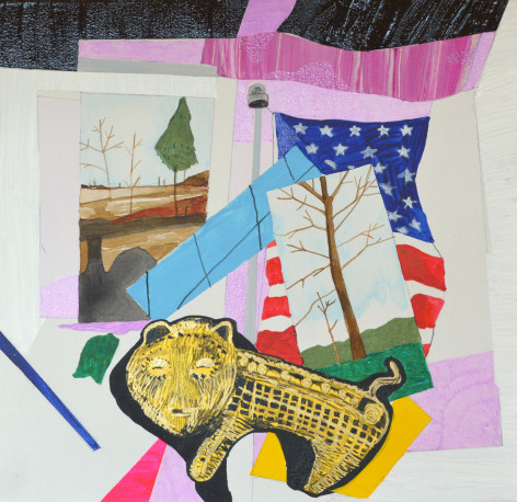 JENNY DAY, Gold Cat, 2018