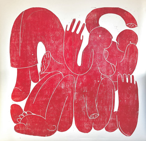 BARBARA KUEBEL, Hiding behind, 2023