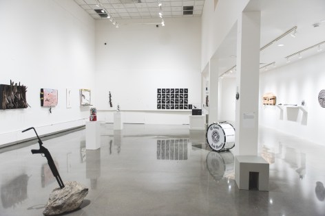 Installation View of #UNLOAD: Guns in the Hands of Artists, The Fairfield University Art Museum