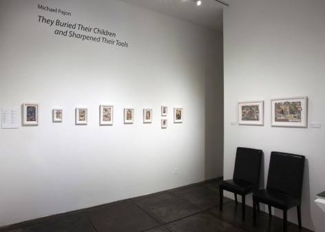 MICHAEL PAJON&nbsp;|||&nbsp;They Buried Their Children and Sharpened Their Tools, [Back Gallery Installation View]