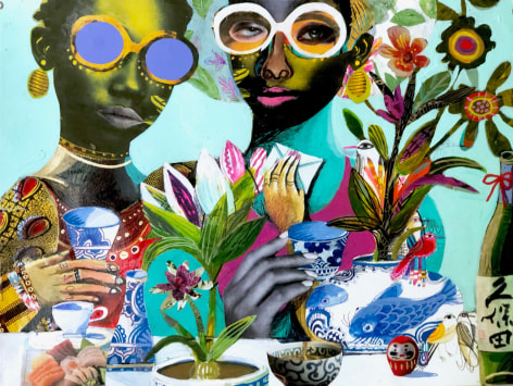 SKIP HILL, Love Garden Party (Blue Shades), 2019