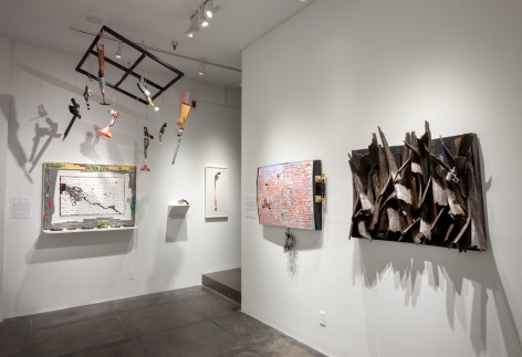 GUNS IN THE HANDS OF ARTISTS III in collaboration with the New Orleans Police Department, City of New Orleans, New Orleans City Council and Youth Empowerment Project, [Main Gallery Installation View]