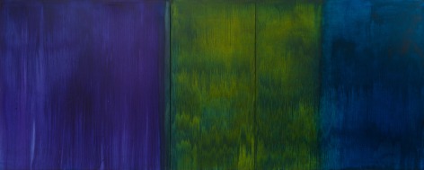 ANASTASIA PELIAS Love, Pleasure, Water (cobalt violet, lemon yellow, prussian blue), 2012