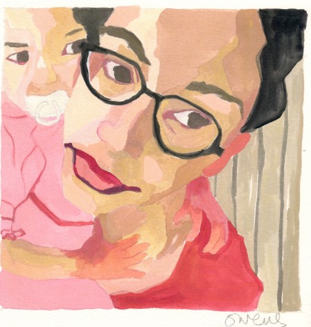 RUTH OWENS, Phallic Mother, study, 2017