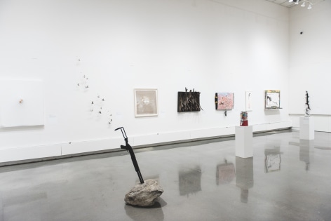 Installation View of #UNLOAD: Guns in the Hands of Artists, The Fairfield University Art Museum