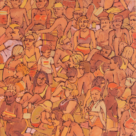 AMANDA JOY BROWN, Rose Bathers, 2022